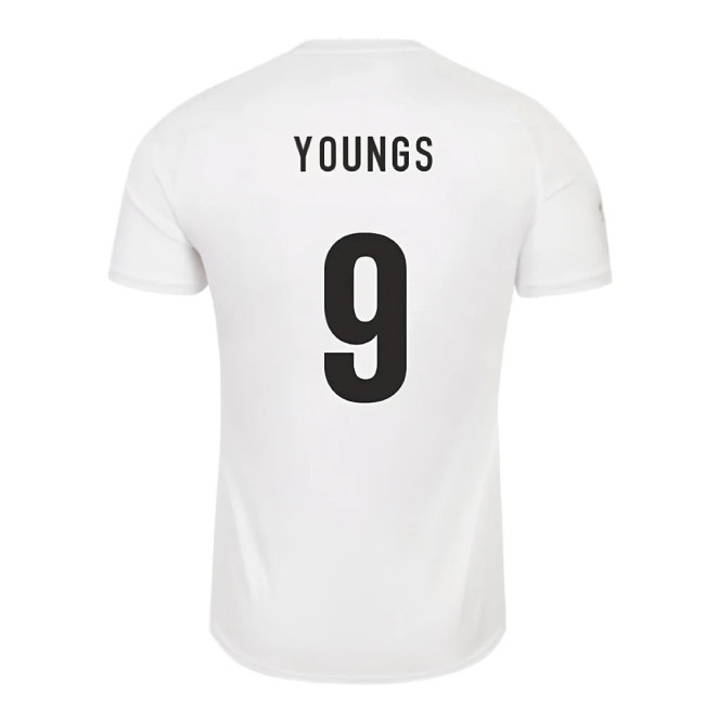 England RWC 2023 Home Pro Rugby Jersey (Youngs 9)