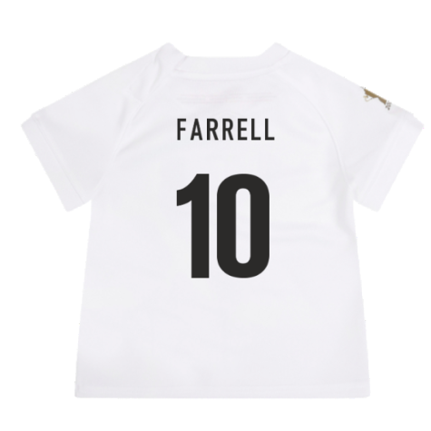 England RWC 2023 Home Replica Rugby Baby Kit (Farrell 10)
