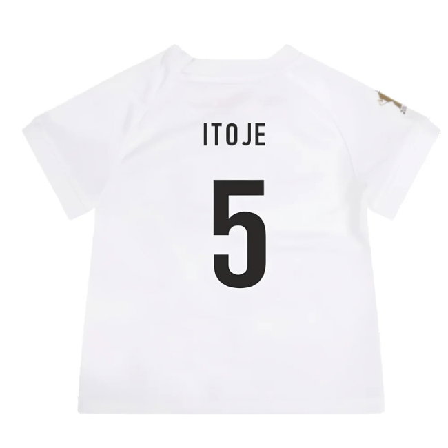 England RWC 2023 Home Replica Rugby Baby Kit (Itoje 5)
