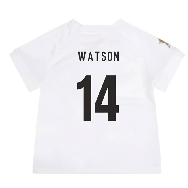 England RWC 2023 Home Replica Rugby Baby Kit (Watson 14)