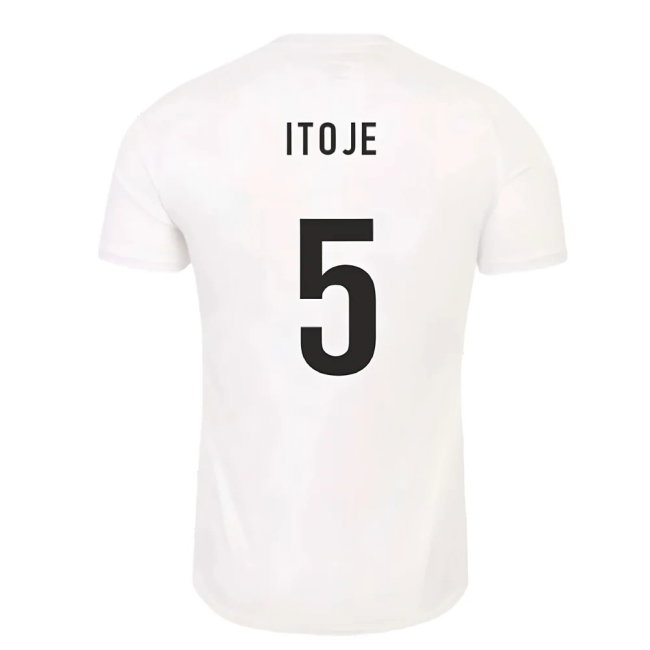 England RWC 2023 Home Replica Rugby Shirt (Itoje 5)