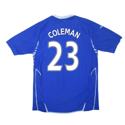 Everton 2007-08 Home Shirt ((Excellent) S) (Coleman 23)