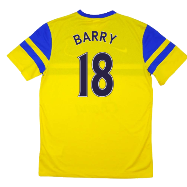 Everton 2013-14 Away Shirt (S) ((Excellent) S) (Barry 18)
