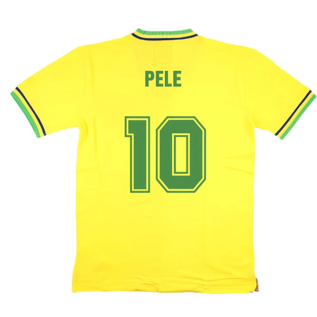 False Nein Brazil Home Football Shirt (PELE 10)