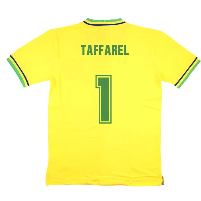 False Nein Brazil Home Football Shirt (TAFFAREL 1)
