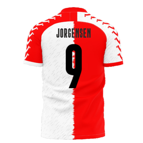 Feyenoord 2023-2024 Home Concept Shirt (Viper) (JORGENSEN 9)