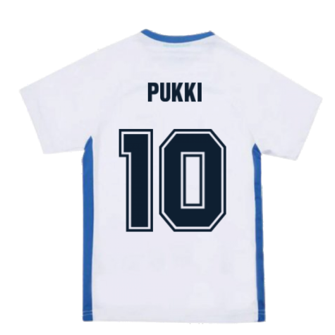 Finland 2021 Polyester T-Shirt (White) - Kids (Pukki 10)