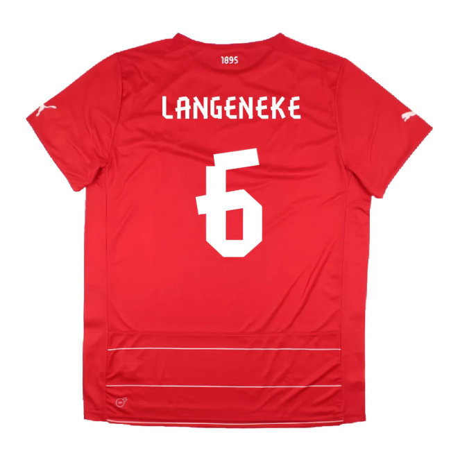 Fortuna Dusseldorf 2012-13 Home Shirt (Sponsorless) (XL) (Excellent) (Langeneke 6)