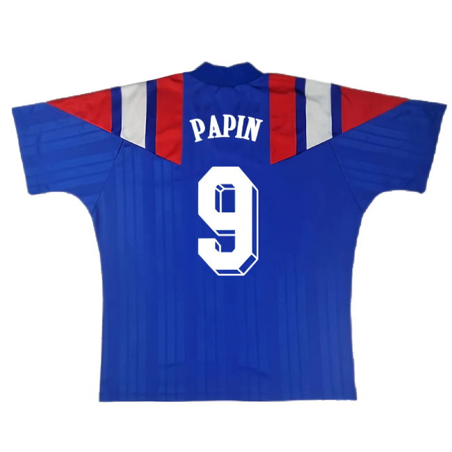 France 1992-94 Home Shirt (S) (Excellent) (Papin 9)