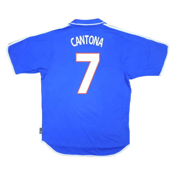 France 2000-02 Home Shirt (Very Good) (CANTONA 7)