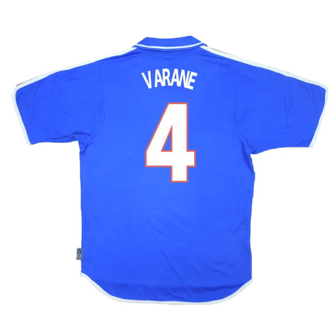 France 2000-02 Home Shirt (Very Good) (VARANE 4)