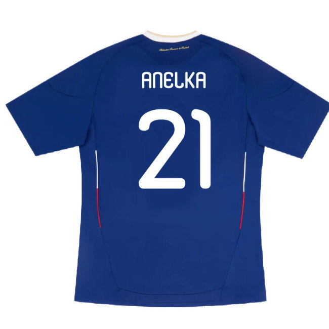 France 2010-11 Home Shirt (XL) (Very Good) (Anelka 21)