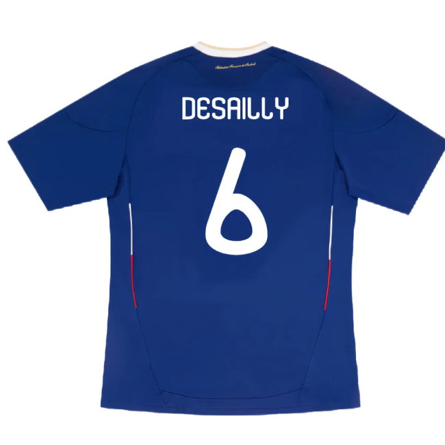 France 2010-11 Home Shirt (XL) (Very Good) (DESAILLY 6)