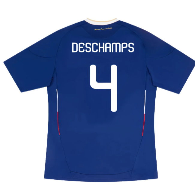 France 2010-11 Home Shirt (XL) (Very Good) (DESCHAMPS 4)