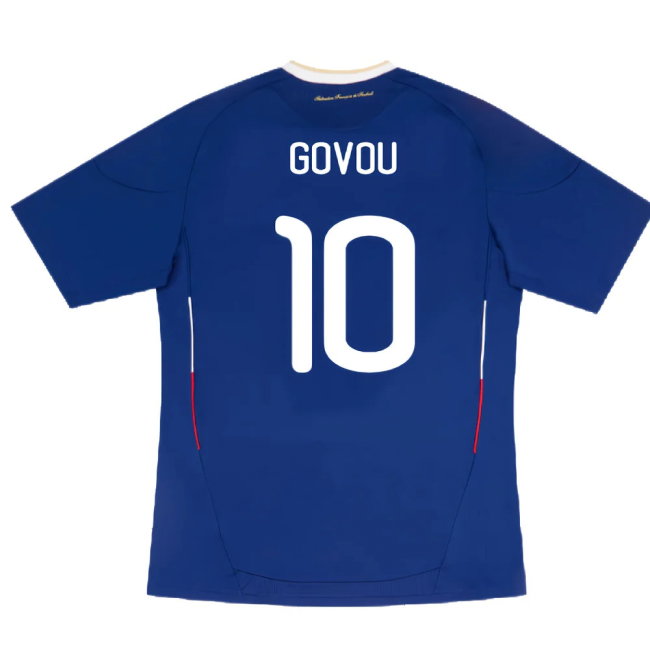 France 2010-11 Home Shirt (Excellent) (Govou 10)