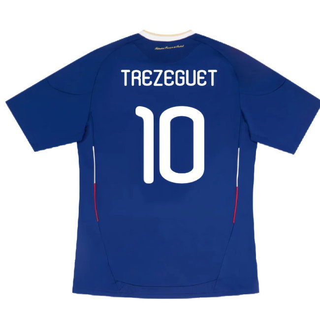 France 2010-11 Home Shirt (Excellent) (TREZEGUET 10)