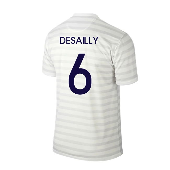 France 2014-15 Away Shirt ((Excellent) M) (Desailly 6)