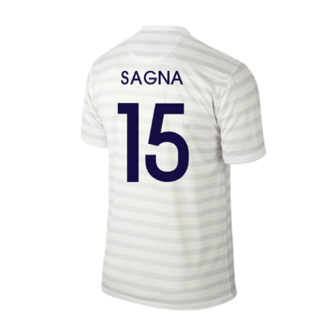 France 2014-15 Away Shirt ((Excellent) M) (Sagna 15)