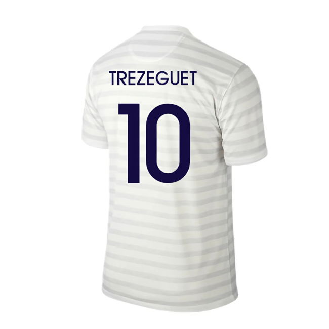 France 2014-15 Away Shirt ((Excellent) M) (Trezeguet 10)