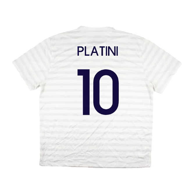 France 2014-15 Away Shirt ((Very Good) XXL) (Platini 10)