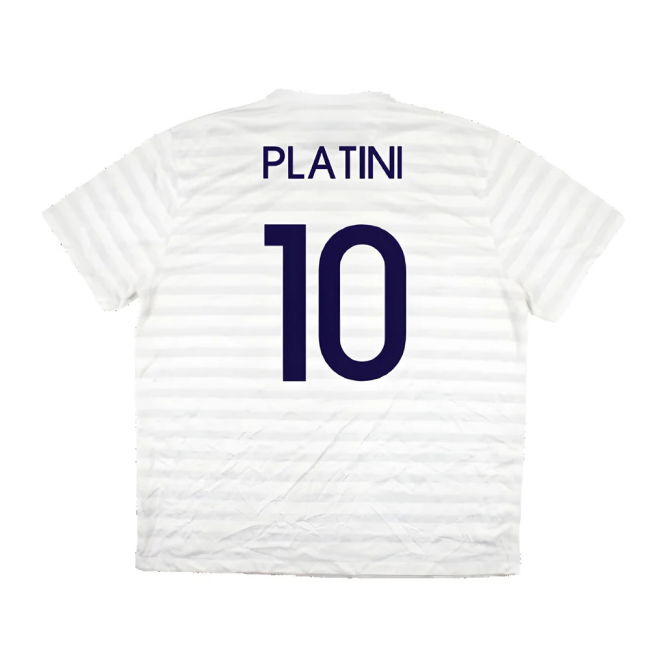France 2014-15 Away Shirt ((Very Good) XXL) (Platini 10)