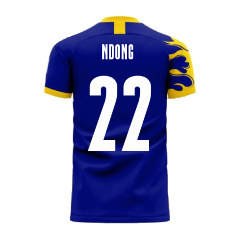 Gabon 2023-2024 Away Concept Football Kit (Libero) (NDONG 22)