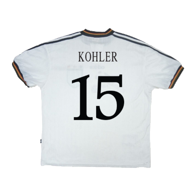 Germany 1996-98 Home Shirt ((Excellent) S) (Kohler 15)
