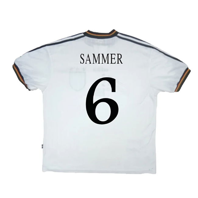Germany 1996-98 Home Shirt ((Excellent) S) (Sammer 6)