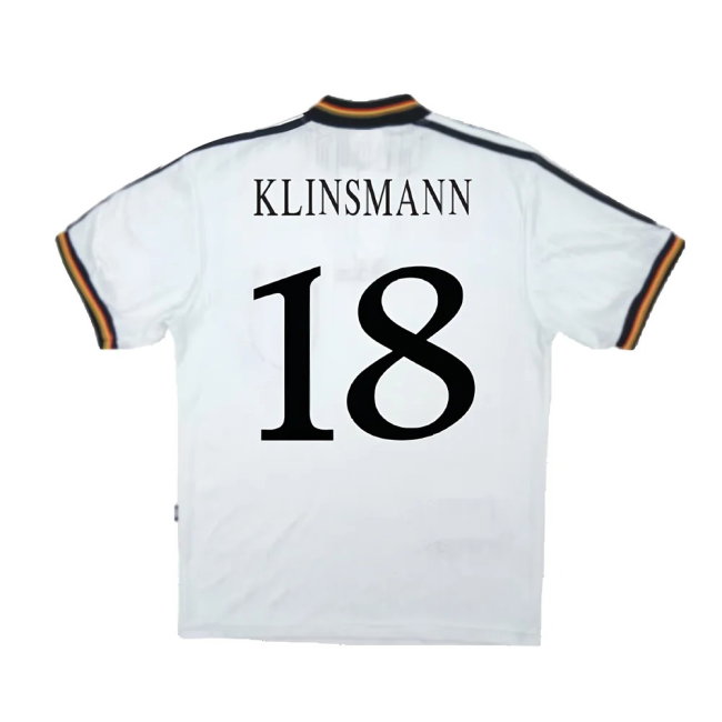 Germany 1996-98 Home Shirt (Excellent) (Klinsmann 18)
