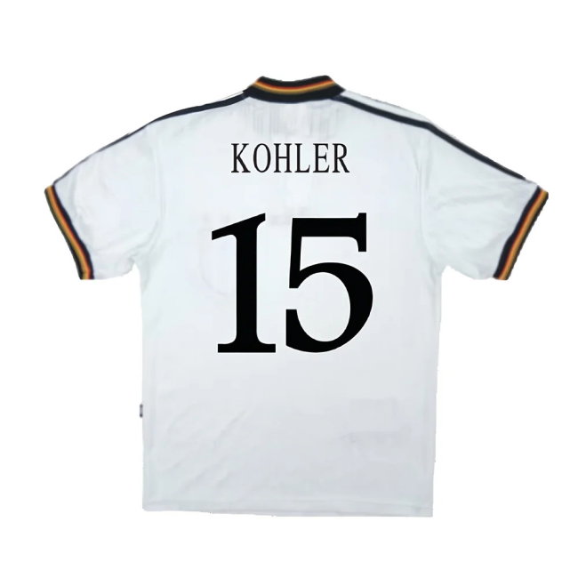 Germany 1996-98 Home Shirt (Excellent) (Kohler 15)