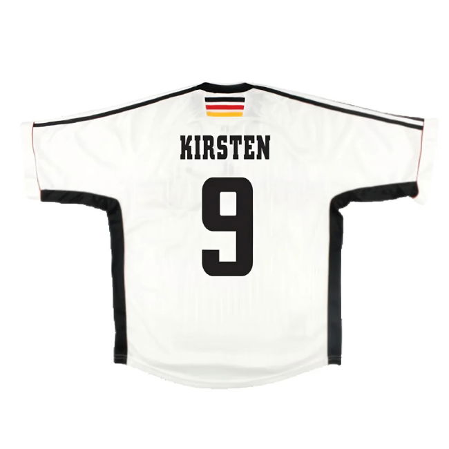 Germany 1998-00 Home Shirt ((Very Good) L) (Kirsten 9)