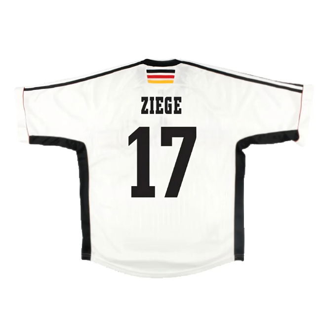 Germany 1998-00 Home Shirt ((Very Good) L) (Ziege 17)