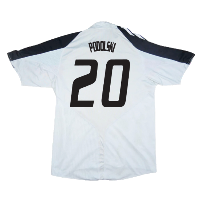Germany 2004-06 Home Shirt ((Excellent) XL) (Podolski 20)