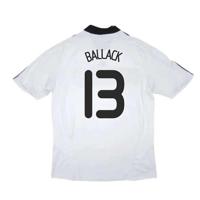 Germany 2008-09 Home Shirt ((Good) S) (BALLACK 13)