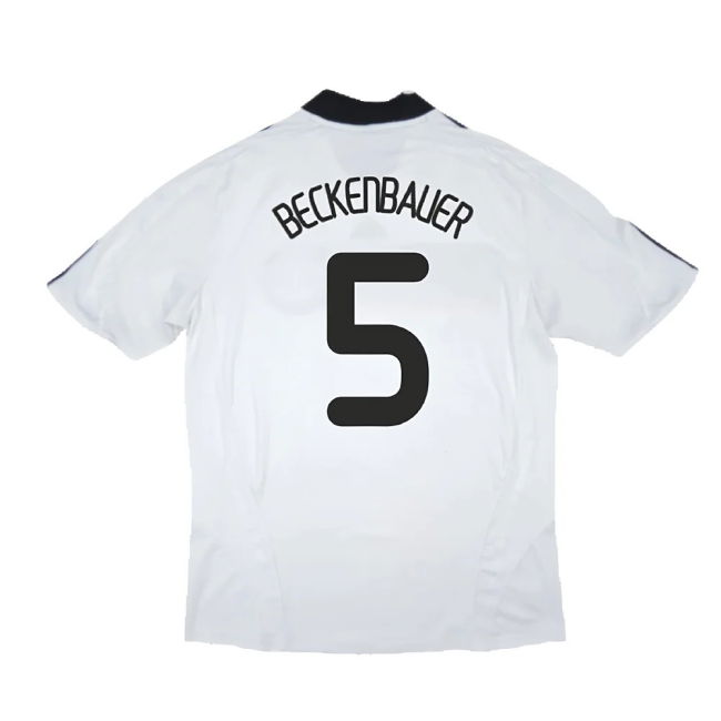 Germany 2008-09 Home Shirt ((Good) S) (BECKENBAUER 5)