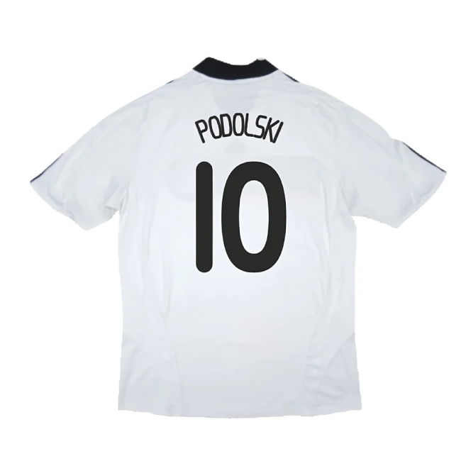 Germany 2008-09 Home Shirt ((Good) S) (PODOLSKI 10)
