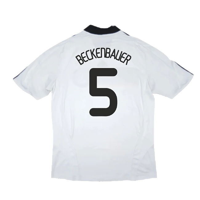 Germany 2008-09 Home Shirt ((Good) XL) (BECKENBAUER 5)