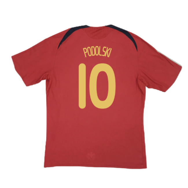 Germany 2008-10 Away Shirt ((Excellent) XXL) (PODOLSKI 10)