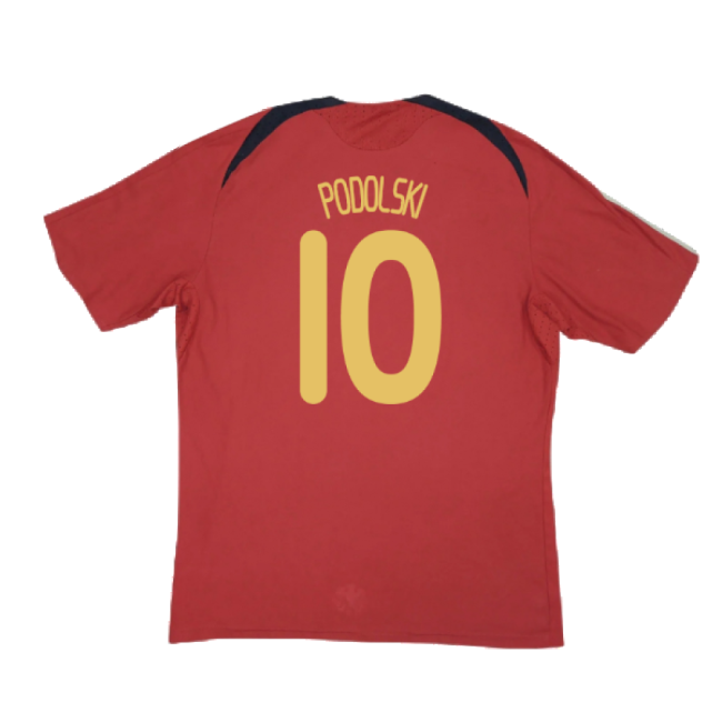 Germany 2008-10 Away Shirt ((Excellent) XXL) (PODOLSKI 10)