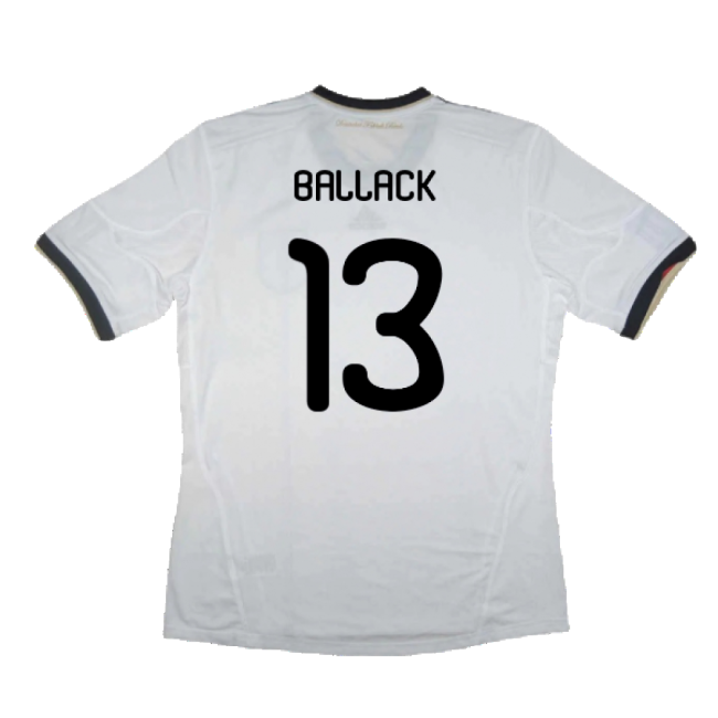 Germany 2010-11 Home Shirt ((Excellent) XL) (BALLACK 13)