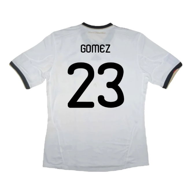 Germany 2010-11 Home Shirt ((Excellent) XL) (GOMEZ 23)