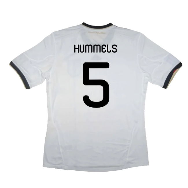 Germany 2010-11 Home Shirt ((Excellent) XL) (HUMMELS 5)