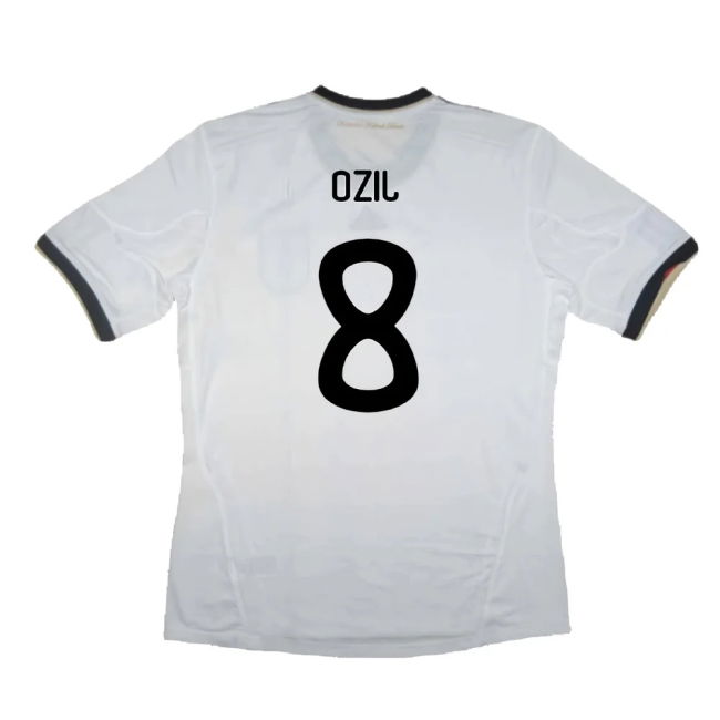 Germany 2010-11 Home Shirt ((Excellent) XL) (OZIL 8)