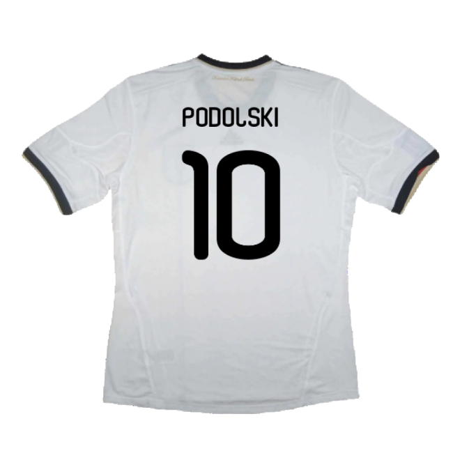 Germany 2010-11 Home Shirt ((Excellent) XL) (PODOLSKI 10)