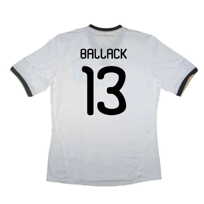 Germany 2010-11 Home Shirt ((Good) S) (BALLACK 13)