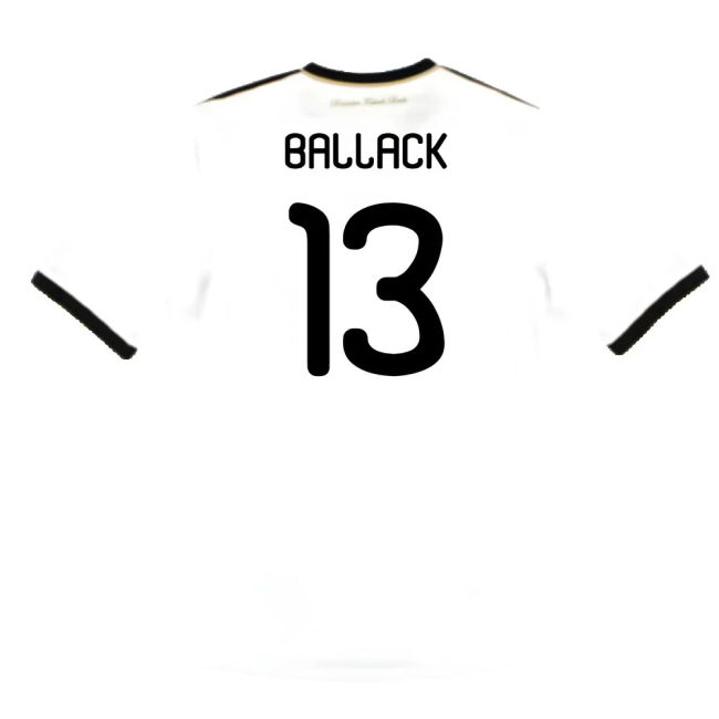 Germany 2010-11 Home Shirt ((Good) S) (BALLACK 13)