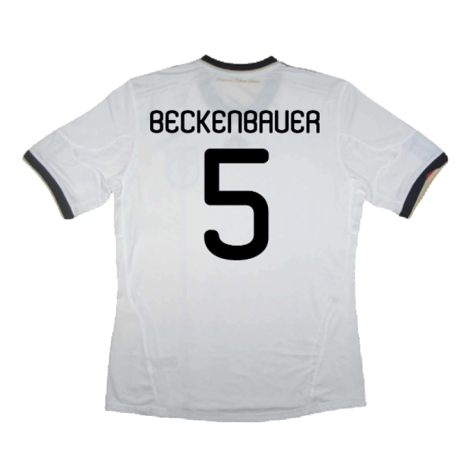 Germany 2010-11 Home Shirt ((Good) S) (BECKENBAUER 5)