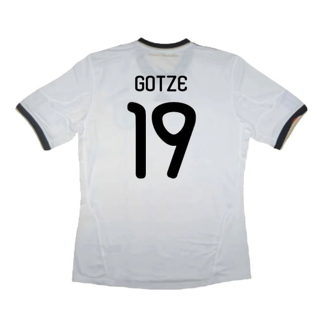 Germany 2010-11 Home Shirt ((Good) S) (GOTZE 19)
