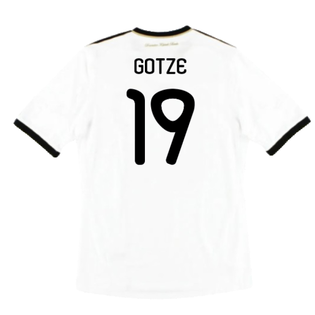 Germany 2010-11 Home Shirt ((Good) S) (GOTZE 19)