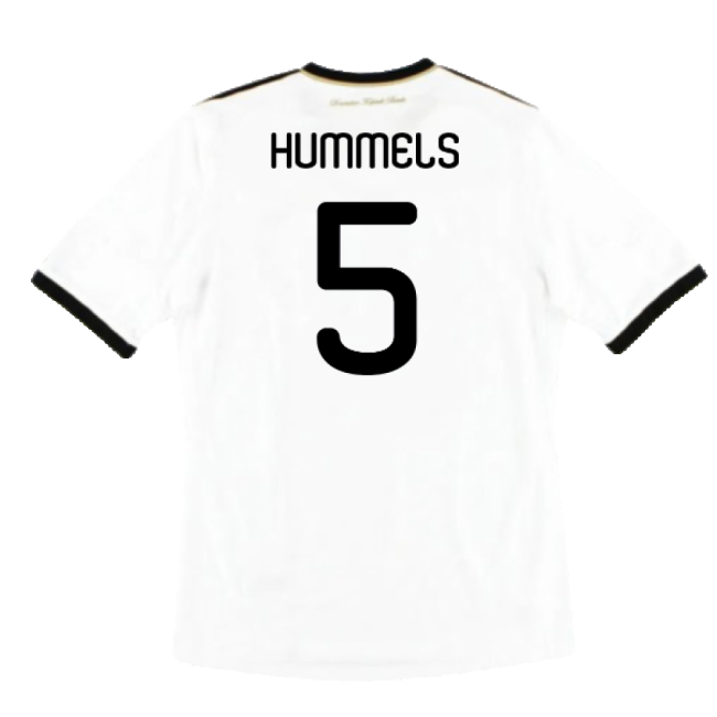 Germany 2010-11 Home Shirt ((Good) S) (HUMMELS 5)
